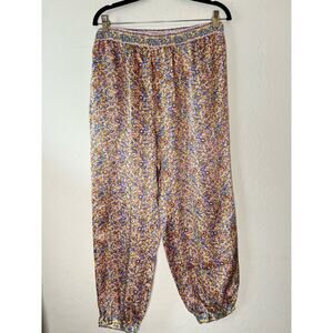 Zara Flowy Floral Joggers Pants